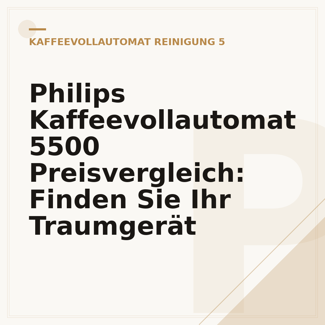 Philips Kaffeevollautomat 5500 Preisvergleich: Finden Sie Ihr Traumgerät