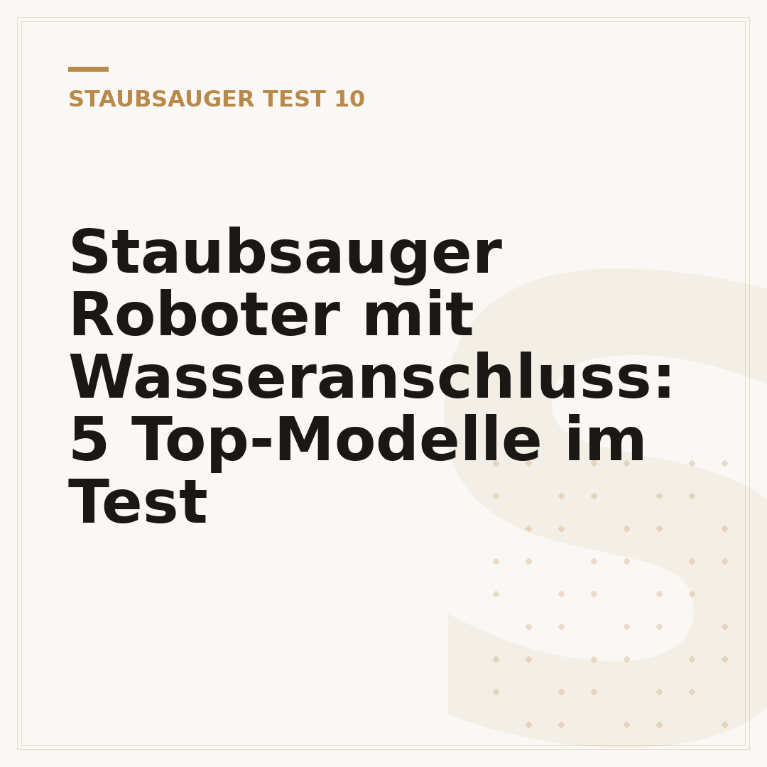 Staubsauger Roboter mit Wasseranschluss: 5 Top-Modelle im Test