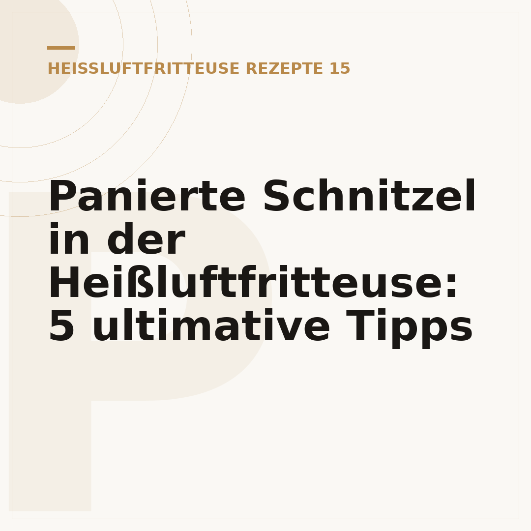 Panierte Schnitzel in der Heißluftfritteuse: 5 ultimative Tipps
