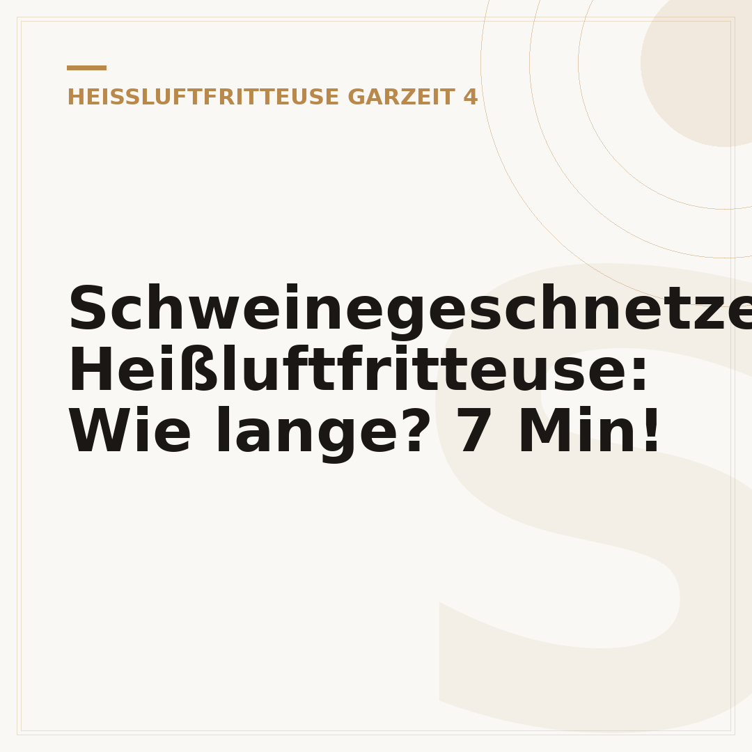Schweinegeschnetzeltes Heißluftfritteuse: Wie lange? 7 Min!