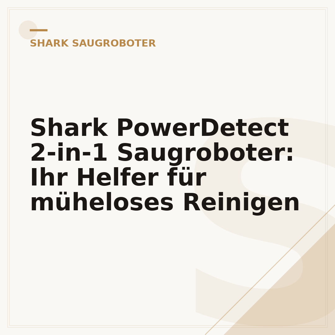 Shark PowerDetect 2-in-1 Saugroboter: Ihr Helfer für müheloses Reinigen