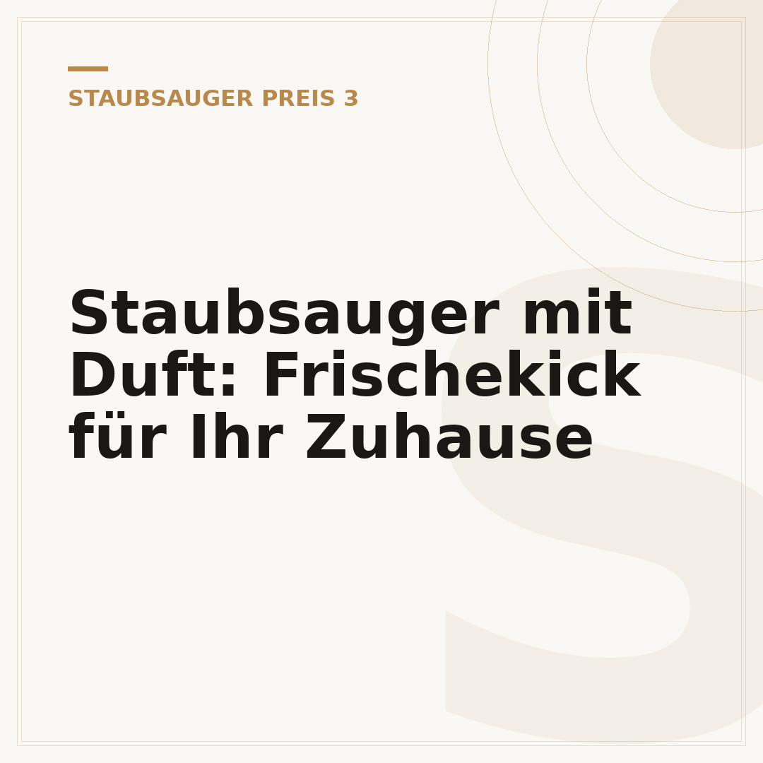 Staubsauger mit Duft: Frischekick für Ihr Zuhause