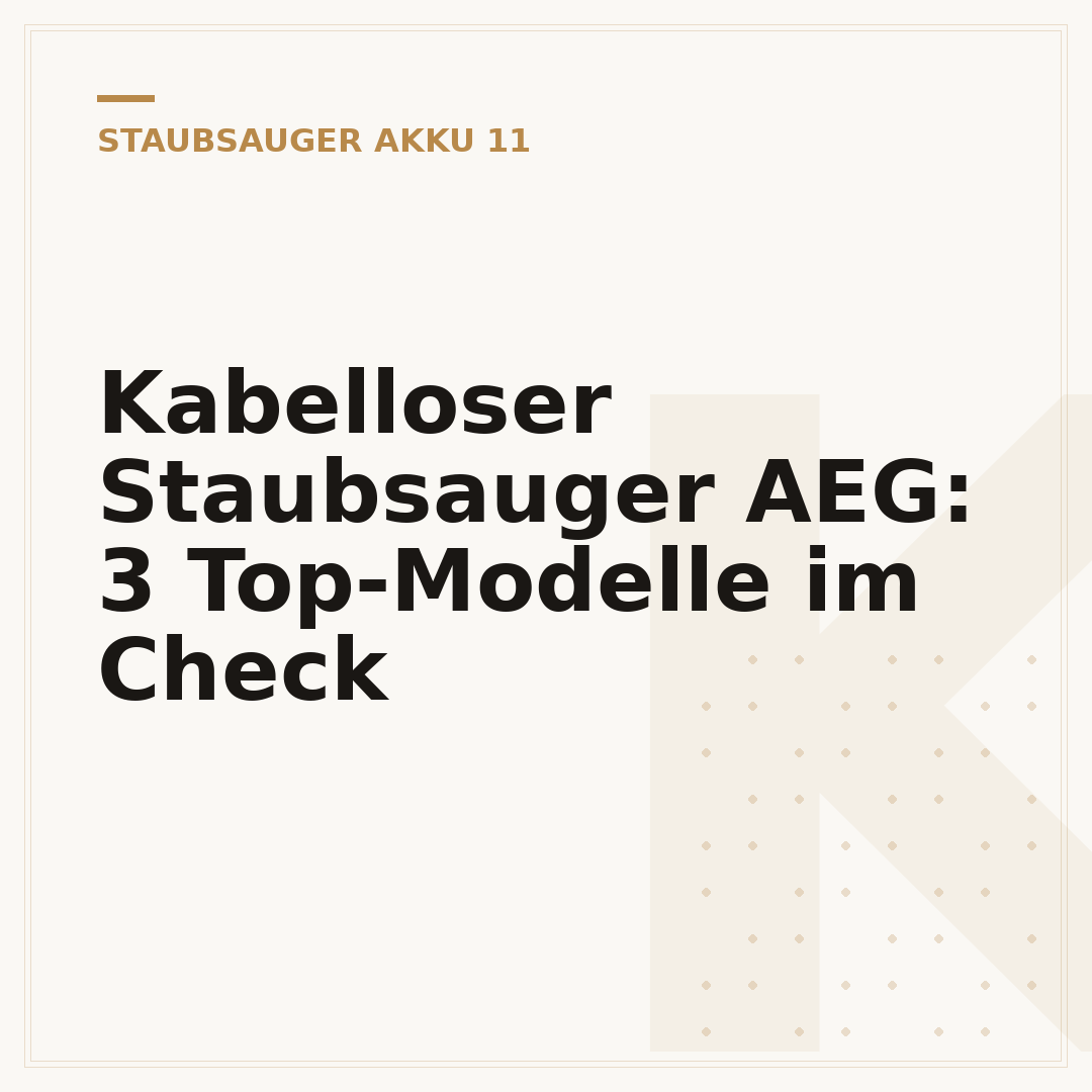 Kabelloser Staubsauger AEG: 3 Top-Modelle im Check