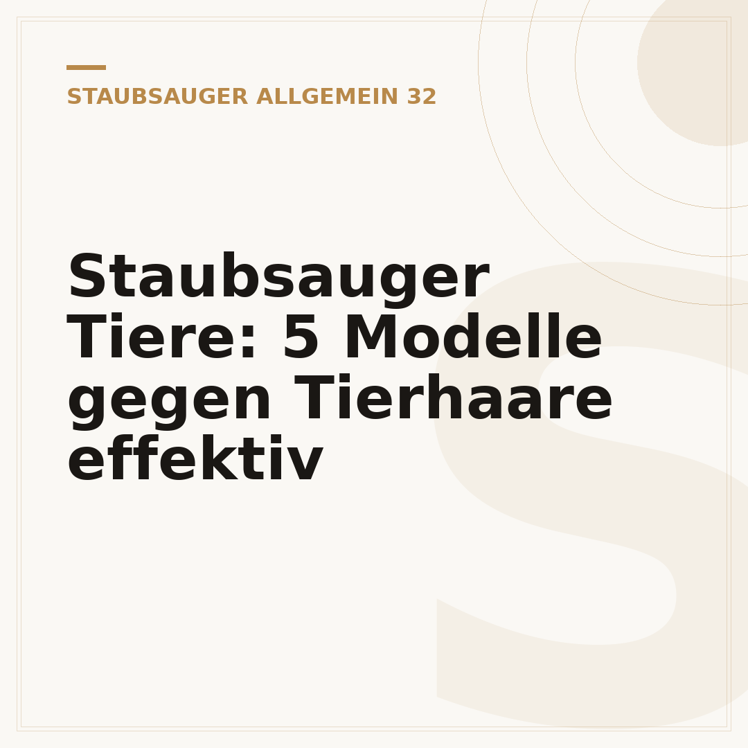 Staubsauger Tiere: 5 Modelle gegen Tierhaare effektiv