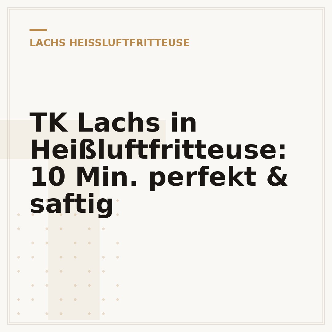 TK Lachs in Heißluftfritteuse: 10 Min. perfekt & saftig