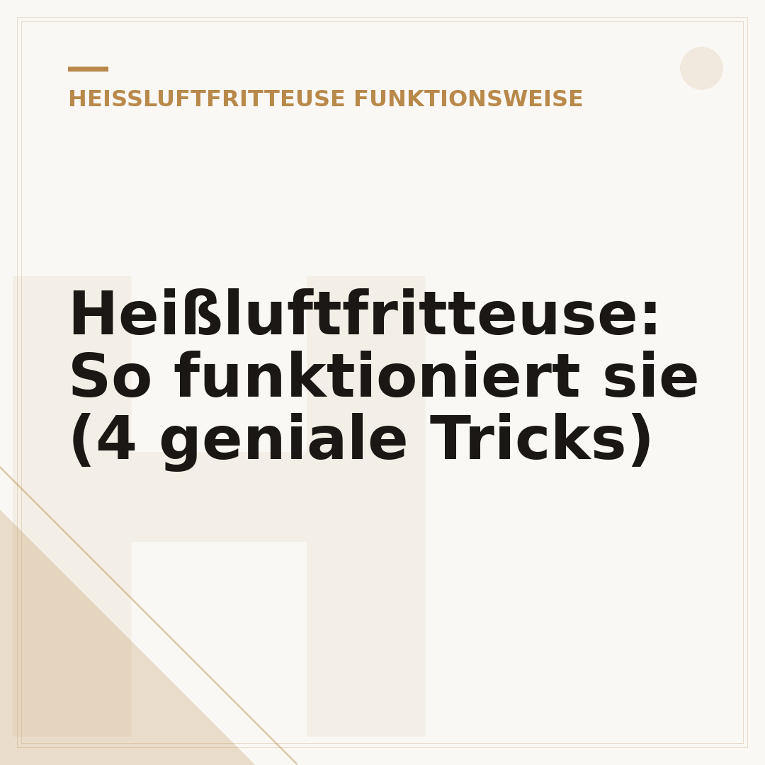 Heißluftfritteuse: So funktioniert sie (4 geniale Tricks)