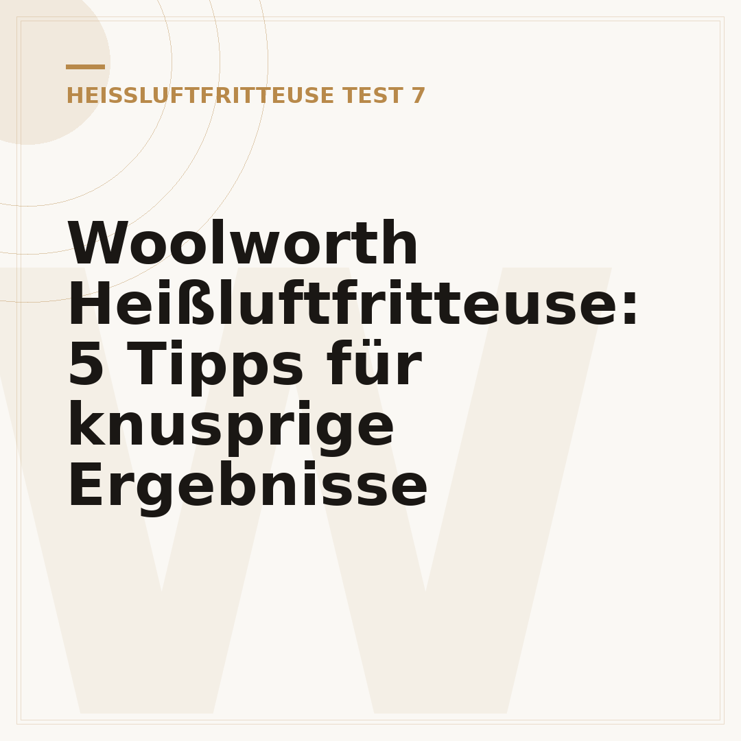 Woolworth Heißluftfritteuse: 5 Tipps für knusprige Ergebnisse