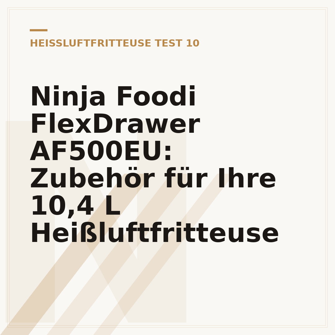 Ninja Foodi FlexDrawer AF500EU: Zubehör für Ihre 10,4 L Heißluftfritteuse